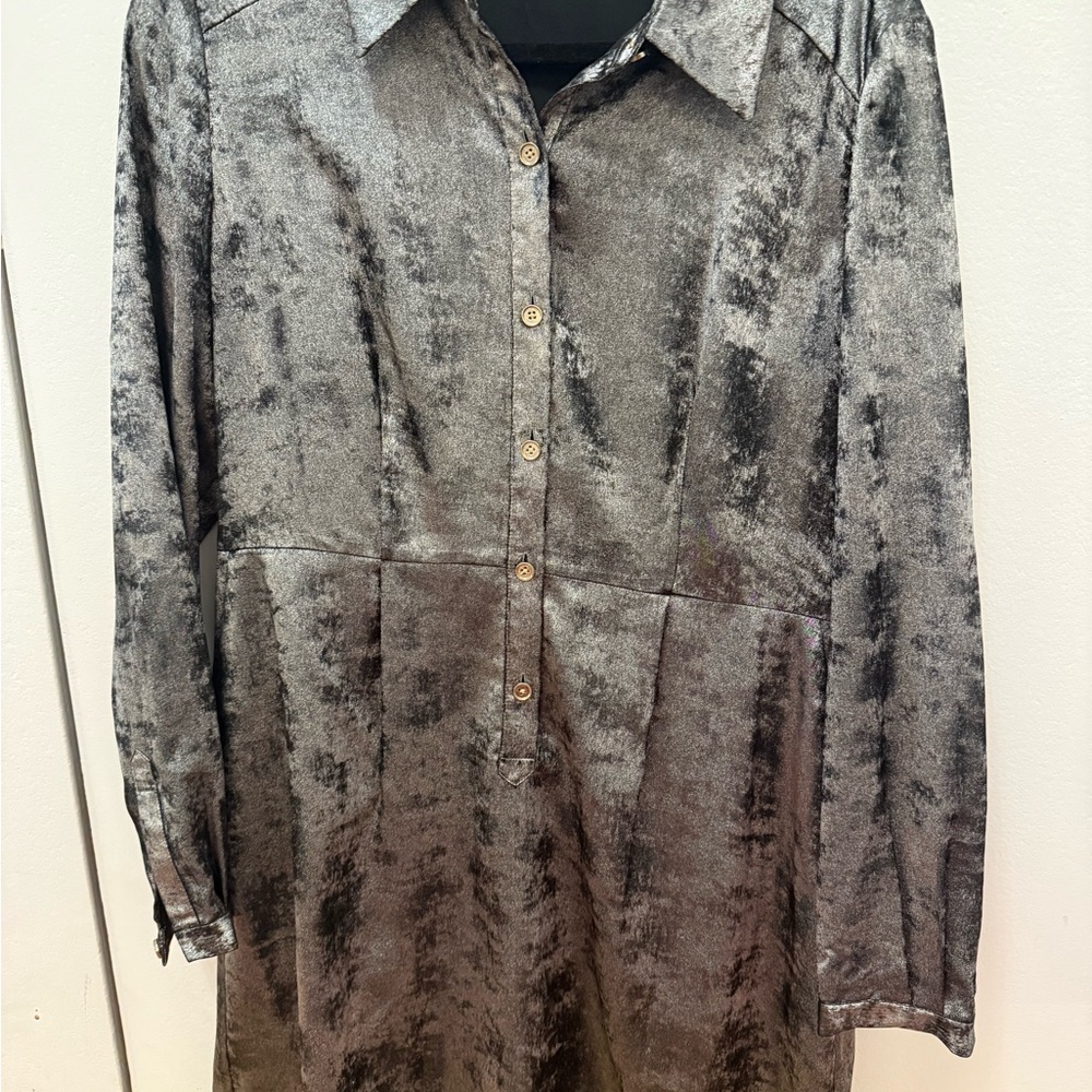 Ted Baker London Silver Mini Dress